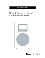 Предварительный просмотр 1 страницы Tivoli Audio NetWorks Speaker Owner'S Manual