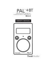 Предварительный просмотр 1 страницы Tivoli Audio PORTABLE AUDIO LABORATORY PLUS BT Owner'S Manual