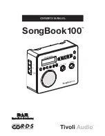Preview for 1 page of Tivoli Audio SongBook100 Owner'S Manual
