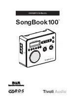 Предварительный просмотр 1 страницы Tivoli Audio SongBook100 Owner'S Manual