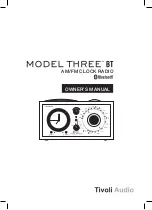 Предварительный просмотр 1 страницы Tivoli Audio THREE BT Owner'S Manual