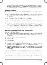 Preview for 11 page of Tivoli Audio THREE BT Owner'S Manual