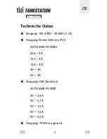 Preview for 6 page of Tizi Tankstation Quick Start Manual