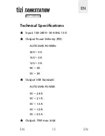 Preview for 15 page of Tizi Tankstation Quick Start Manual