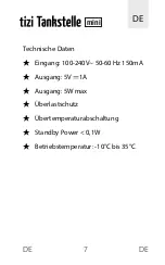 Preview for 7 page of Tizi Tankstelle mini Manual