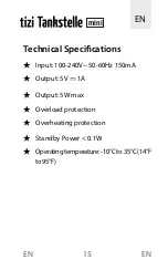 Preview for 15 page of Tizi Tankstelle mini Manual