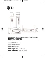 TJ DWS-5800 User Manual preview