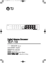 Preview for 1 page of TJ TEF-10 User Manual