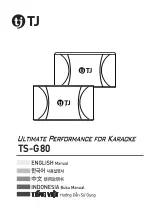 TJ TS-G80 Manual предпросмотр