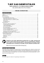 Preview for 30 page of TJEP KYOCERA PQZ-75 Safety And Operation Instructions