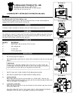 TJERNLUND 950-2420 24SP200 SPILLAGE KIT 8504056 REV 1 0397 Manual preview