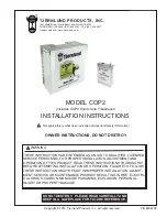 TJERNLUND COP2 Installation Instructions Manual preview