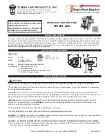 TJERNLUND DRYER DUCT BOOSTER LB2 Quick Start Manual preview