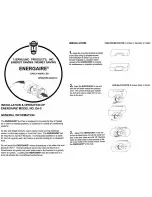 TJERNLUND EA5 DUCT BOOSTER FAN 8504029 Manual preview