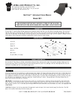 TJERNLUND Hot Shot SB1 Owner'S Instructions preview