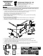 TJERNLUND VH1-6,8,10 VENT HOODS 8504054 REV B 0900 Owner'S Instructions preview