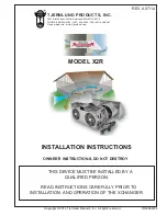 Preview for 1 page of TJERNLUND XCHANGER X2R Installation Instructions Manual