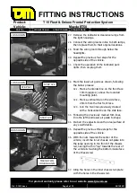 Preview for 8 page of TJM 070AB15N46E Fitting Instructions Manual