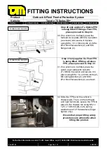 Предварительный просмотр 10 страницы TJM 070SB13F69G Fitting Instructions Manual