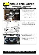 Предварительный просмотр 11 страницы TJM 070SB13F69G Fitting Instructions Manual
