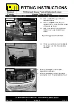 Предварительный просмотр 4 страницы TJM 070SB13L32R Fitting Instructions Manual