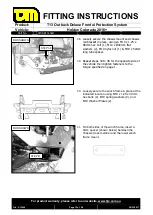 Предварительный просмотр 13 страницы TJM 070SB13L32R Fitting Instructions Manual