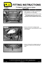 Предварительный просмотр 6 страницы TJM 070SB13L46E Fitting Instructions Manual