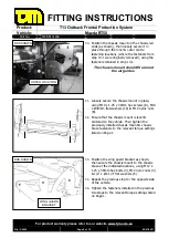 Предварительный просмотр 9 страницы TJM 070SB13L46E Fitting Instructions Manual