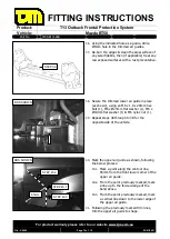 Предварительный просмотр 10 страницы TJM 070SB13L46E Fitting Instructions Manual