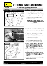 Preview for 20 page of TJM T13 Fitting Instructions Manual