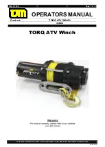 Предварительный просмотр 1 страницы TJM TORQ ATV Operator'S Manual