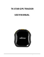 Предварительный просмотр 1 страницы TK-STAR GPS TRACKER User Manual