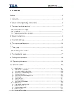 Preview for 4 page of TKA LabTower EDI Operating Instructions Manual