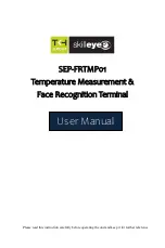 Предварительный просмотр 1 страницы TKH Skilleye SEP-FRTMP01 User Manual