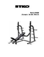 Tko Sports Group 881IB Assembly Instructions Manual предпросмотр