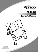 Preview for 1 page of TKO 7044-G2 Owner'S Manual