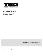 TKO 920PR Owner'S Manual предпросмотр