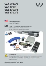 Preview for 1 page of TKR Group VAS 6790/2 Setup And Installation Manual