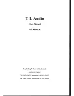 TL Audio 4/2 User Manual preview