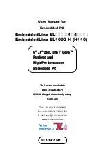 Предварительный просмотр 1 страницы TL Electronic EmbeddedLine EL1092-H User Manual