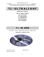 Preview for 1 page of TL Ultralight TL-96 STAR Flight And Operational Manual