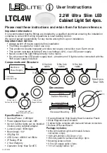 Предварительный просмотр 1 страницы TLC Electrical Supplies LEDLITE LTCL4W User Instructions