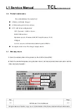 Preview for 15 page of TLC Alcatel Pixi4-7 4G BELL Service Manual