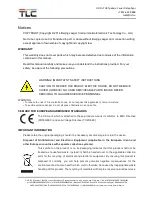 Preview for 3 page of TLC DXP-3800EC Manual