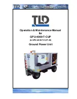 TLD GPU-4060 Series Operation & Maintenance Manual preview