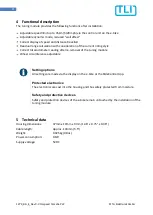 Preview for 11 page of TLI Elektronik VOLspeed Yamaha PW V2 Operating Instructions Manual