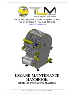 TLM PRIME 400 Use And Maintenance Handbook preview