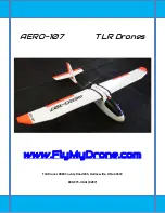 Предварительный просмотр 1 страницы TLR Drones AERO-107 Manual