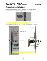 Предварительный просмотр 13 страницы TLR Drones AERO-107 Manual