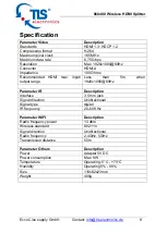 Предварительный просмотр 8 страницы TLS Electronics 860400 User Manual